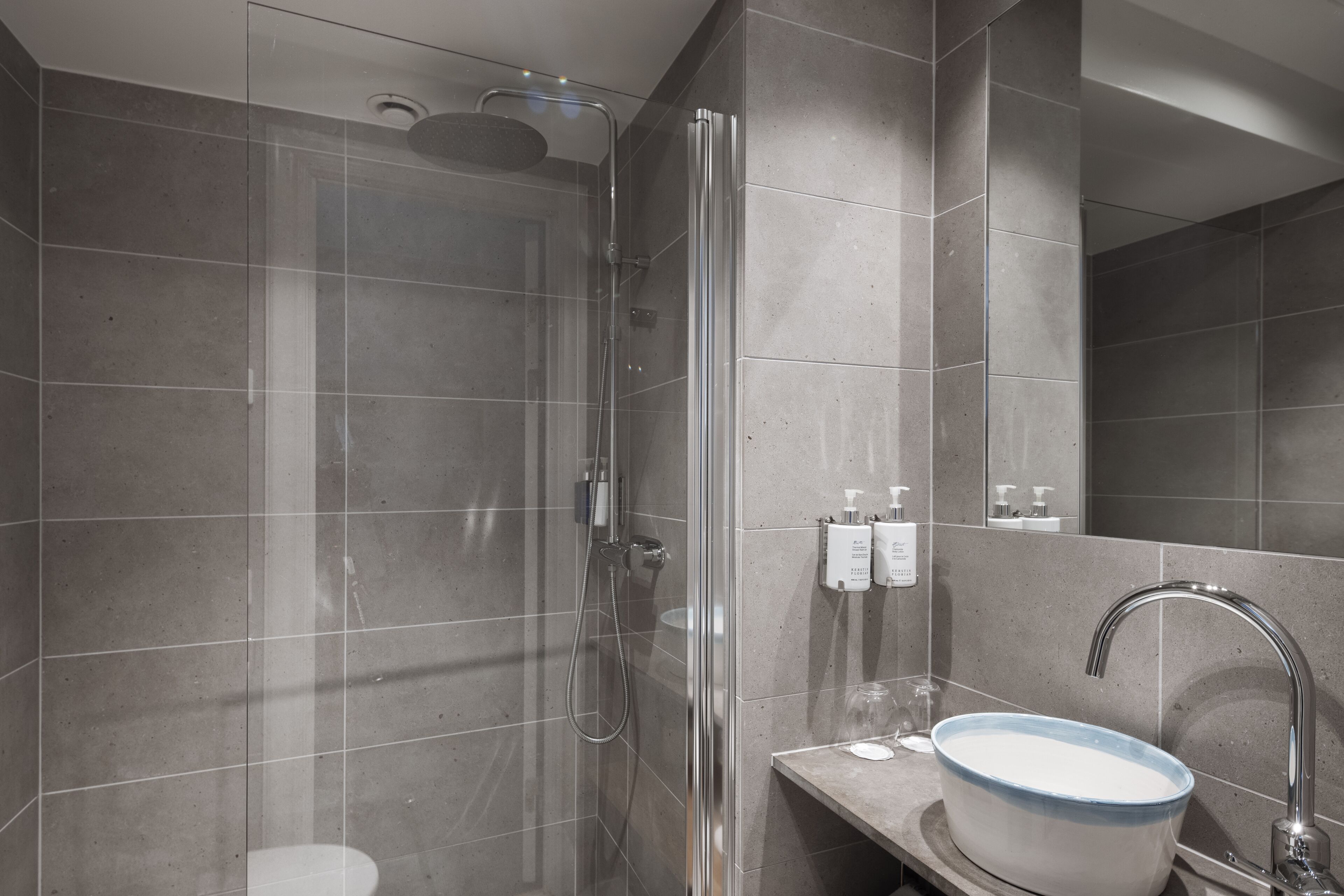 superior double or twin room | bathroom | hair dryer, bathrobes, slippers, towels