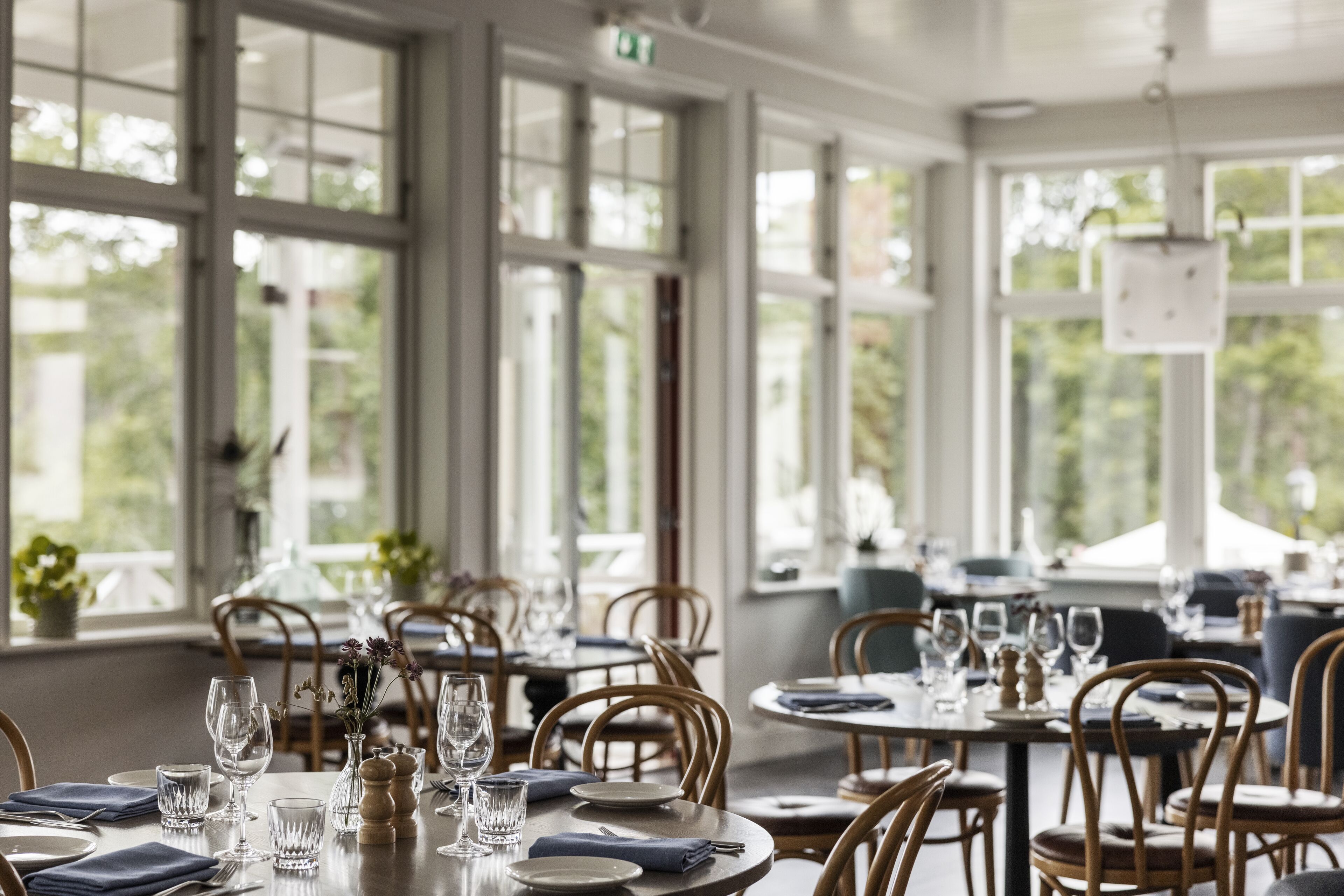 breakfast, lunch, dinner served; scandinavian cuisine, garden views