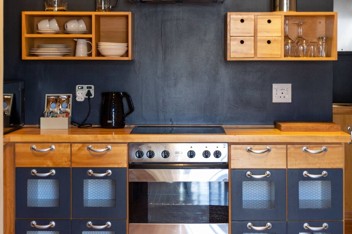 luxury apartment | private kitchen | fridge, electric kettle