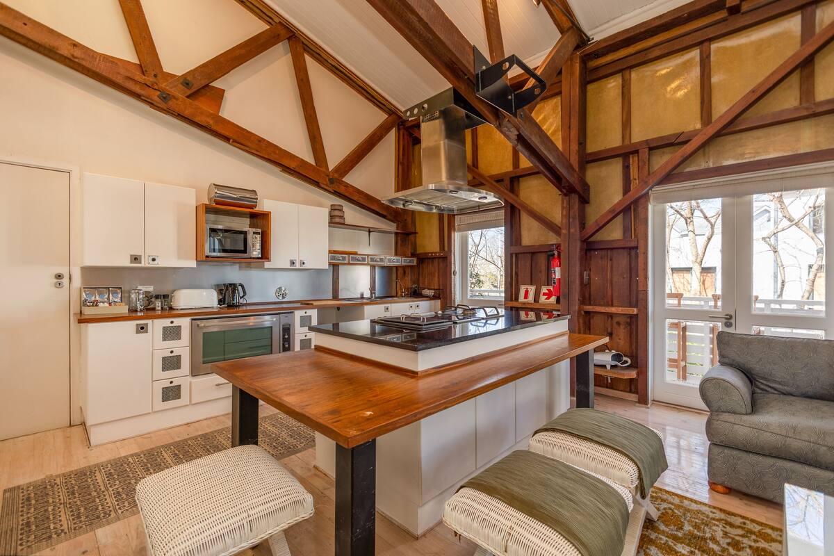 luxury apartment | private kitchen | fridge, electric kettle