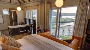 Luksusrom, 1 kingsize-seng, havutsikt