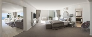 Premium-Penthouse | Hochwertige Bettwaren, Minibar, Zimmersafe, Schreibtisch