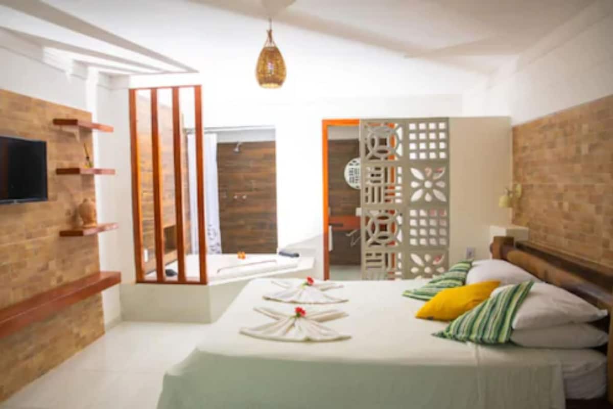 1 slaapkamer, een minibar, een kluis op de kamer