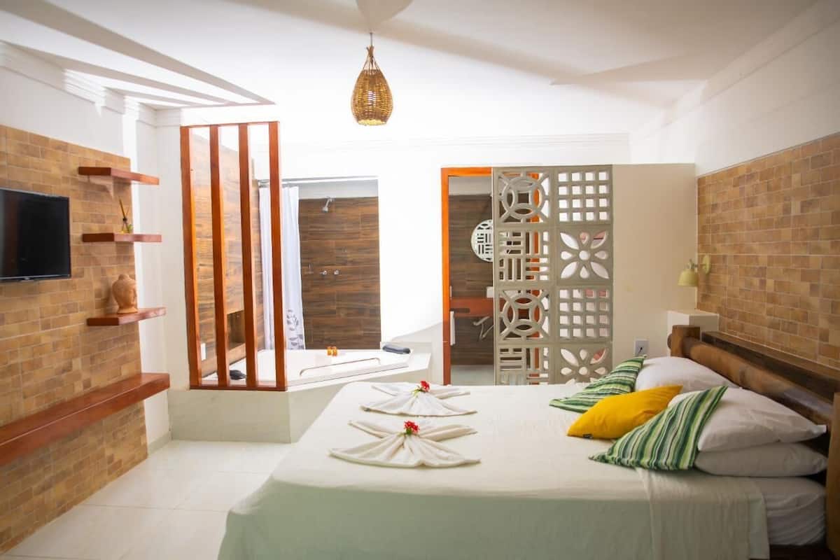 1 slaapkamer, een minibar, een kluis op de kamer
