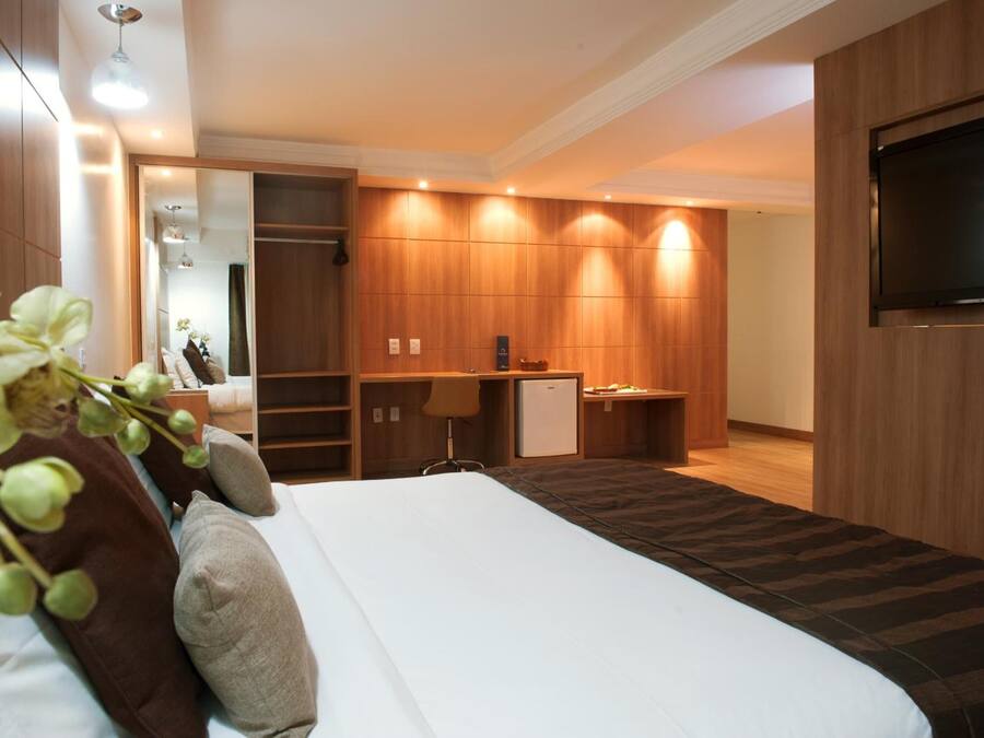 Minibar, in-room safe, desk, blackout curtains