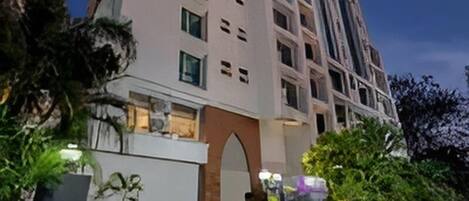 Façade de l’hébergement