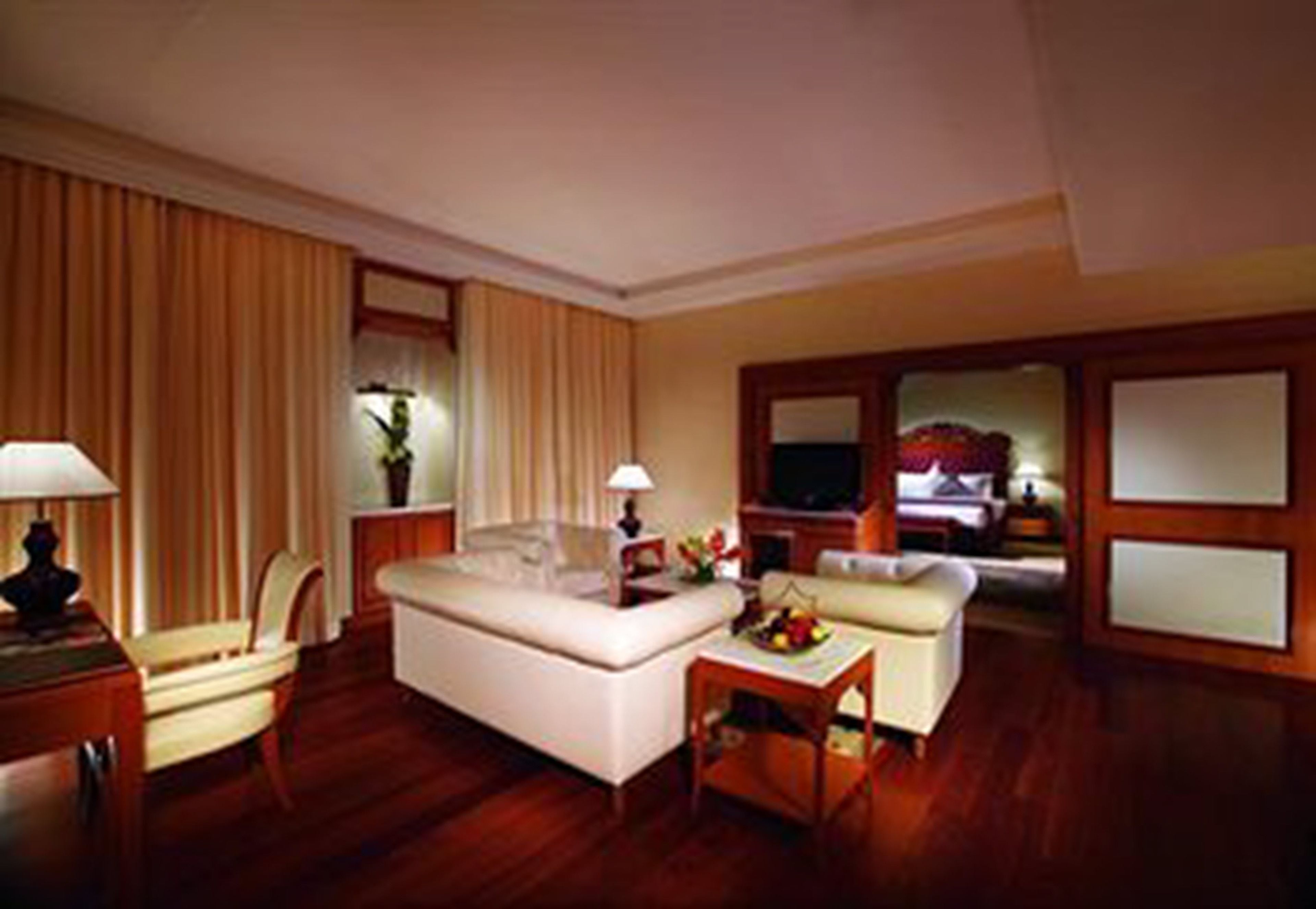 premier suite | living area | lcd tv