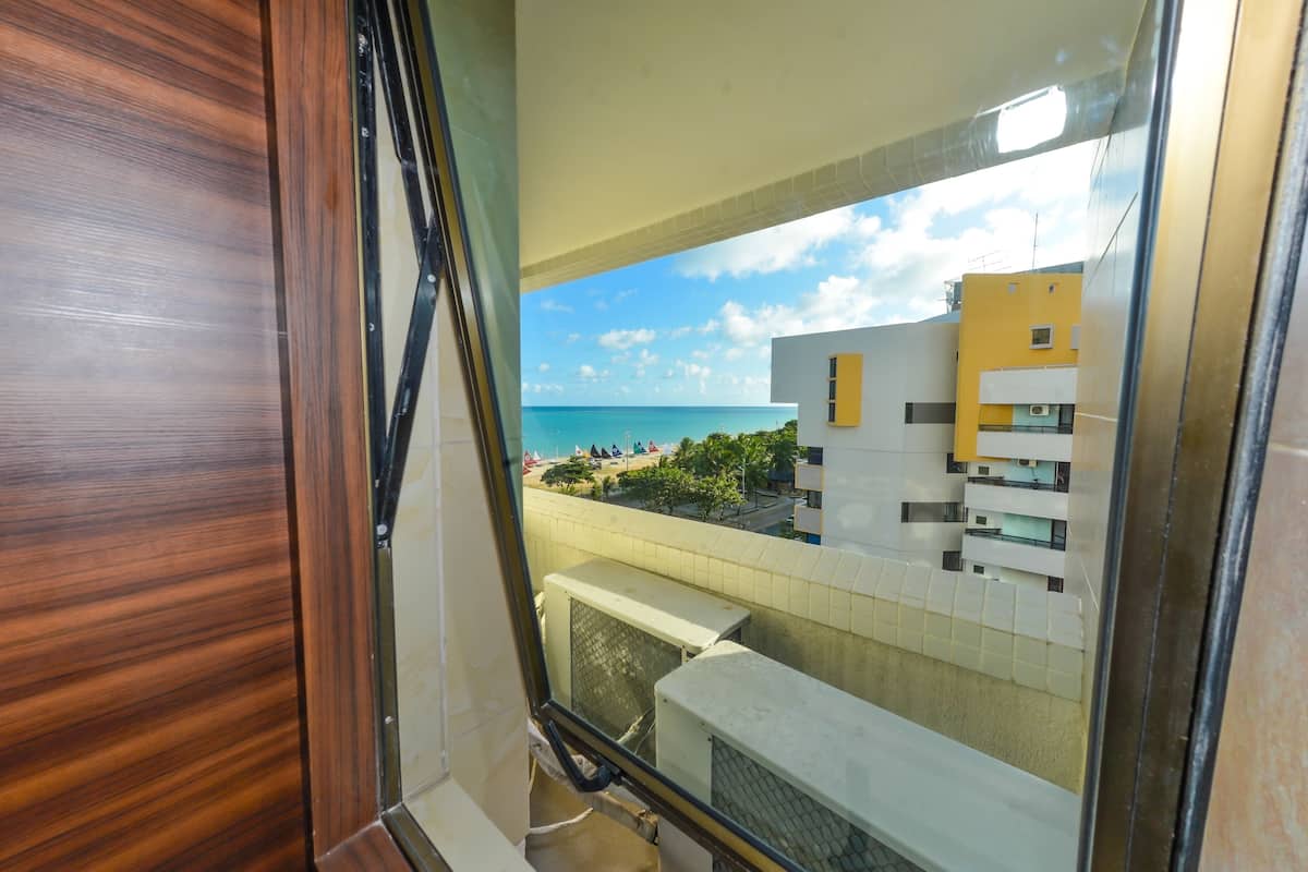 luxury suite, 1 king bed, non smoking, partial ocean view | view from room