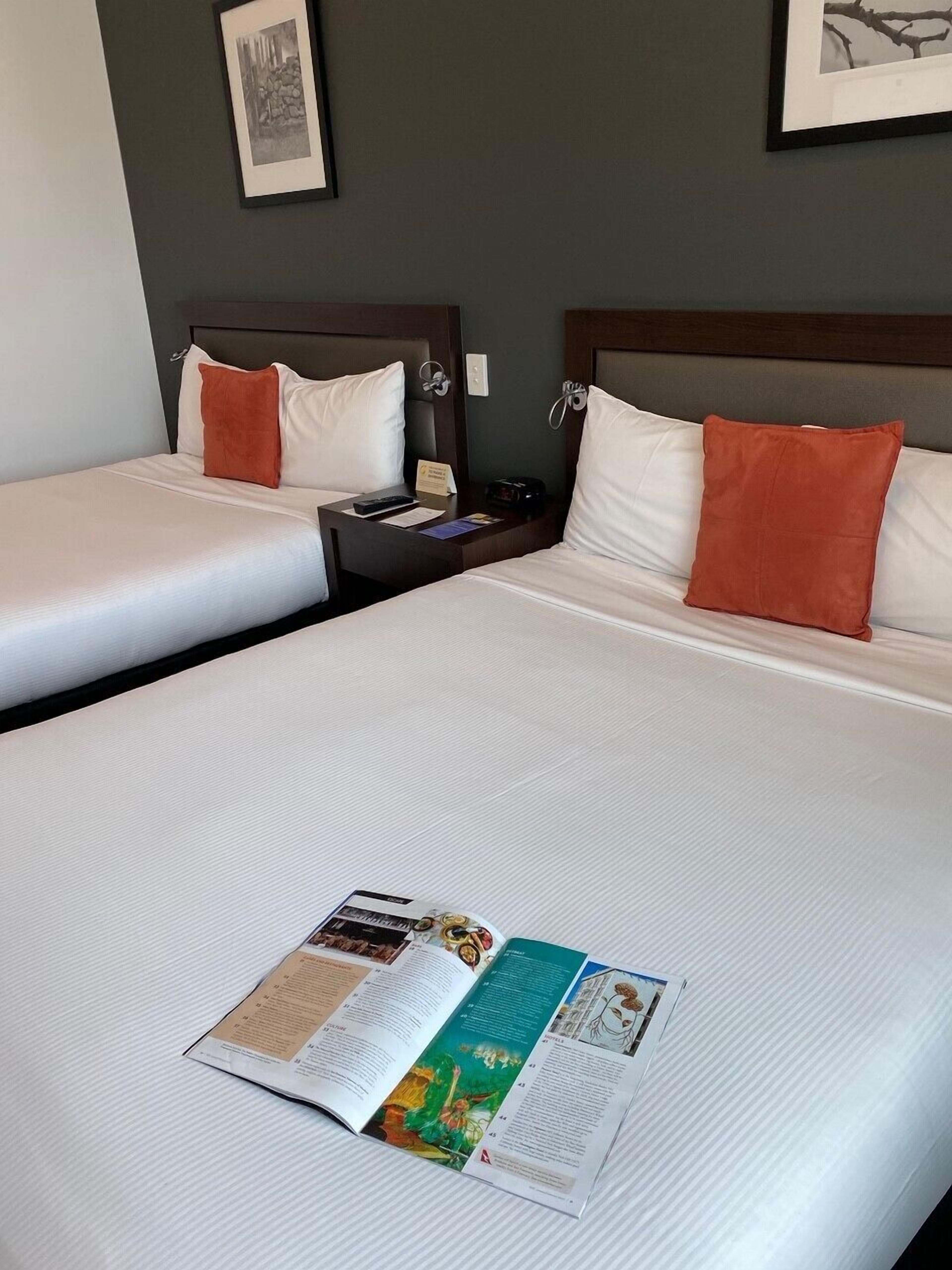 premier twin room, 2 queen beds | 1 bedroom, premium bedding, minibar, in-room safe
