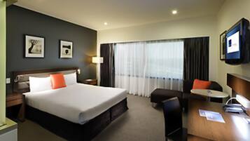 Ropa de cama de alta calidad y minibar