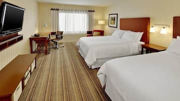 Habitación, 2 camas Queen size | Ropa de cama hipoalergénica, edredón y camas con pillow-top