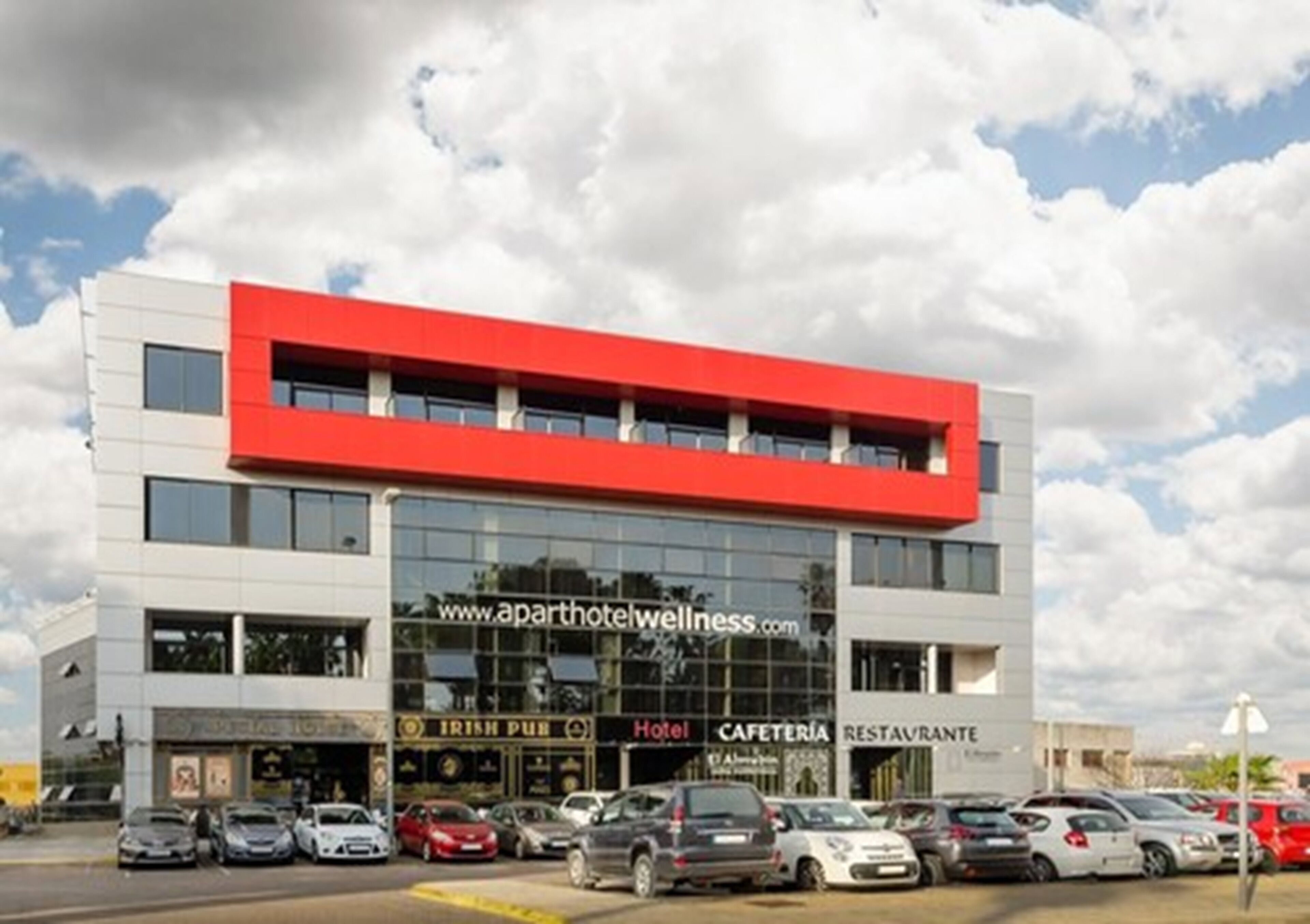 Voorkant van accommodatie