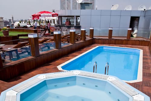 Seasonal outdoor pool