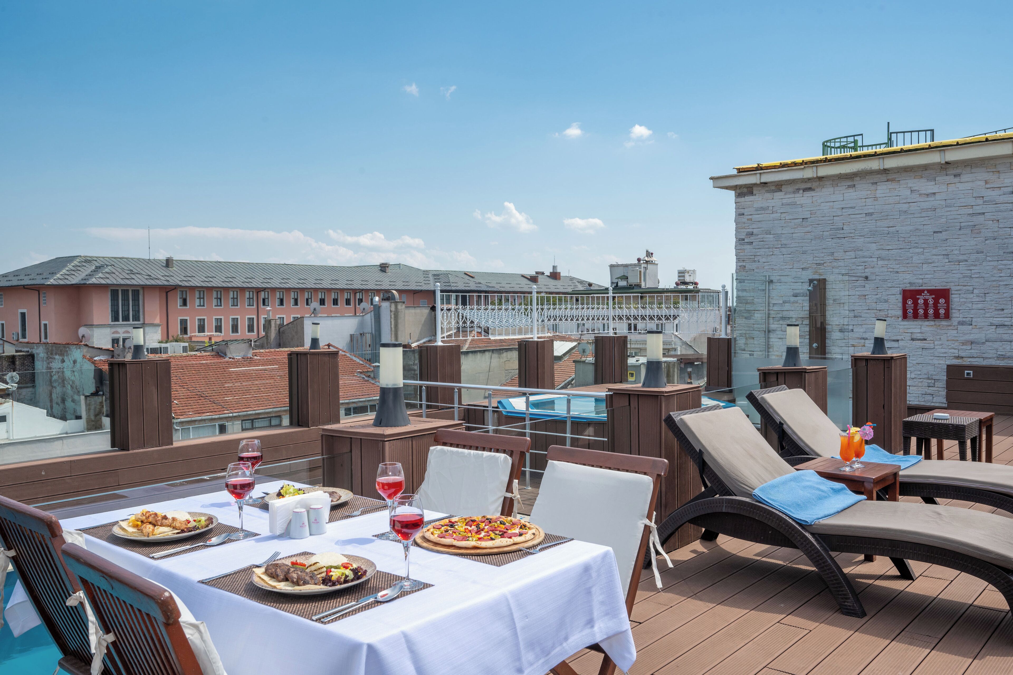 Seasonal outdoor pool