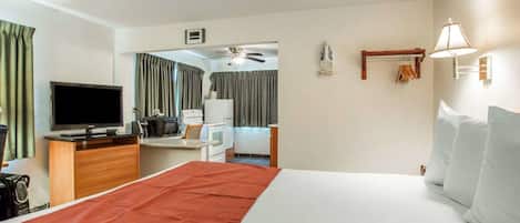 Chambre Standard, 1 grand lit, non-fumeur | Bureau, fer et planche Ă  repasser, accĂšs au Wi-Fi (inclus)