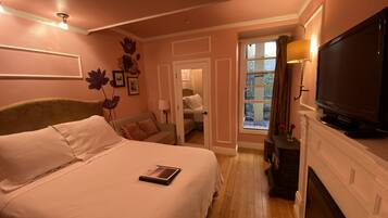 ROOM 207 - Parisian Pink Queen Room (Second Floor) | 1 bedroom, premium bedding, memory foam beds, individually decorated