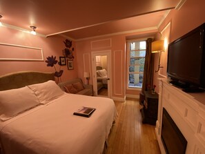 ROOM 207 - Parisian Pink Queen Room (Second Floor) | 1 bedroom, premium bedding, memory-foam beds, individually decorated