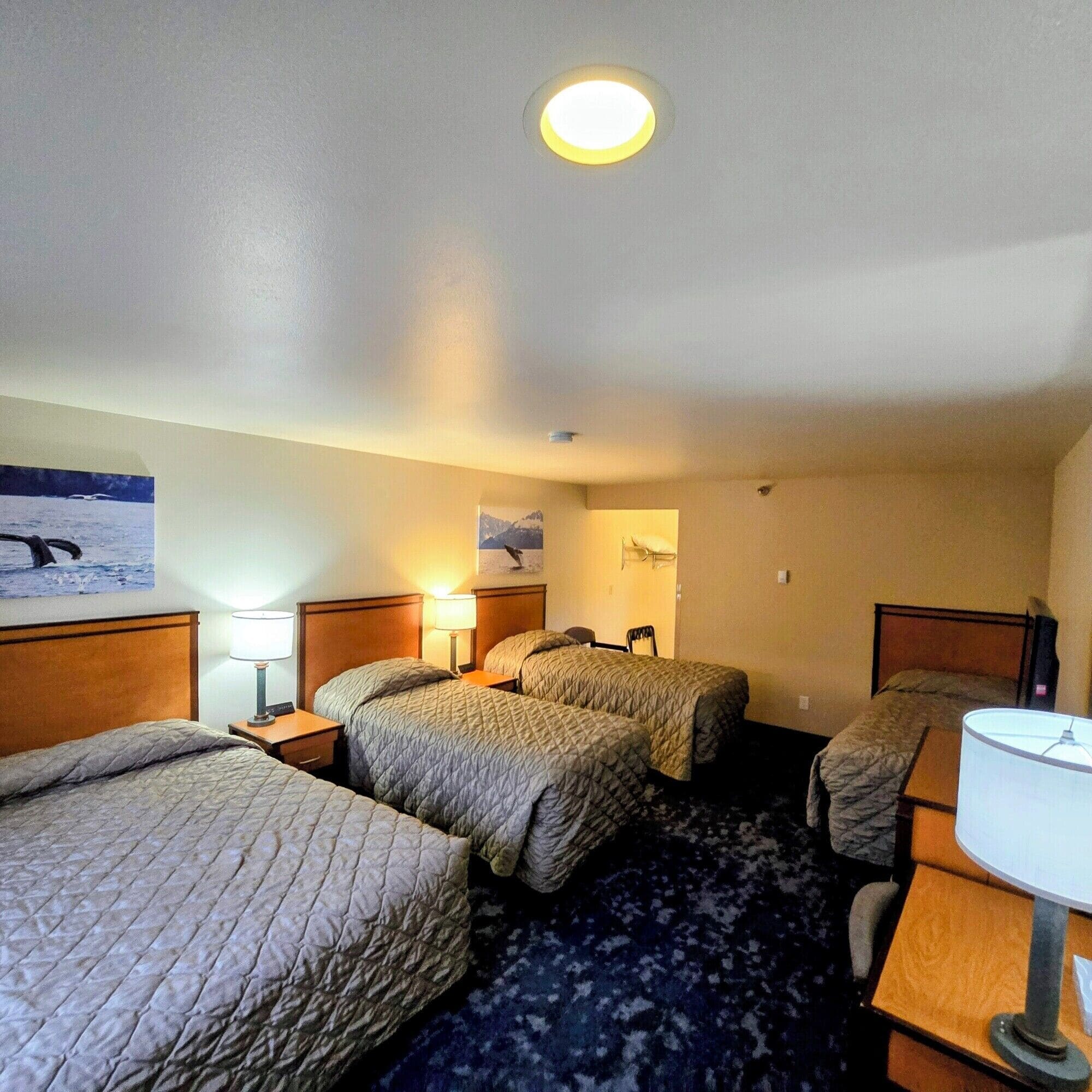 Classic Quadruple Room, Multiple Beds, Non Smoking, Corner | Desk, laptop workspace, blackout drapes, free WiFi