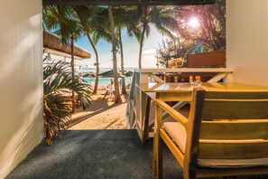 Studio, Beachside | View from room - Castaway Resort (Rarotonga)