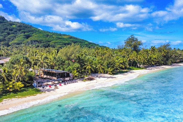 Dinner served, local and international cuisine, beach views