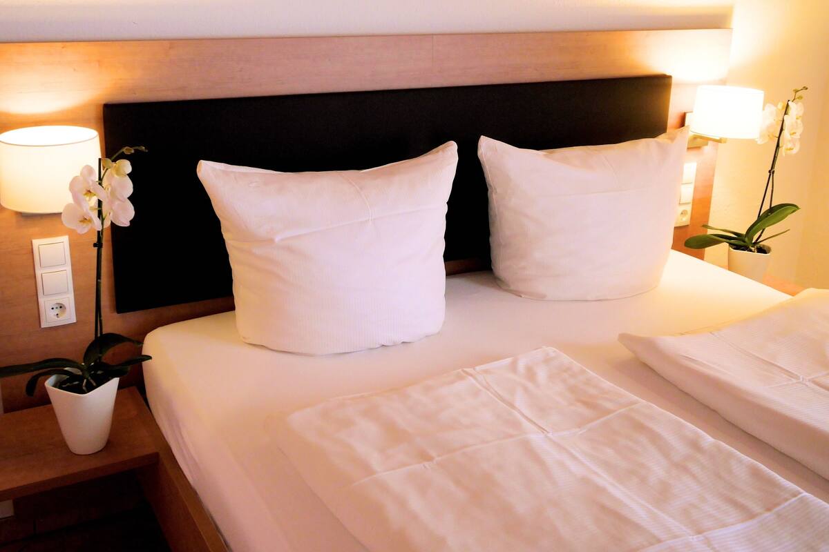 superior double room | premium bedding, down duvets, in-room safe, individually decorated