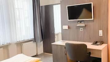 Desk, iron/ironing board, free WiFi, bed sheets