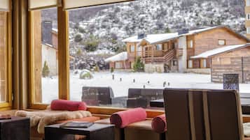 Sala de estar en el lobby