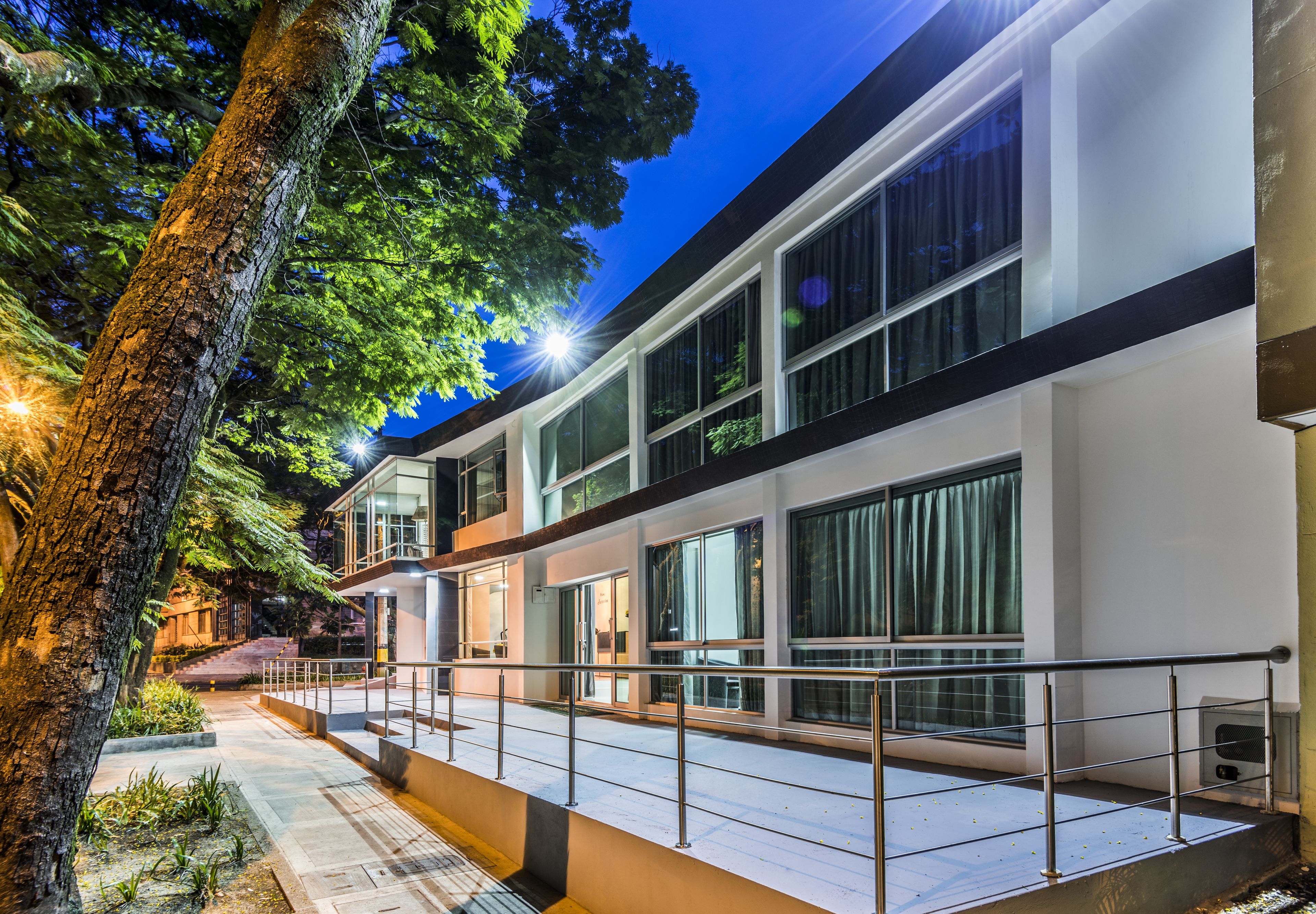 Front of property - evening/night