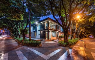 Fachada de la propiedad