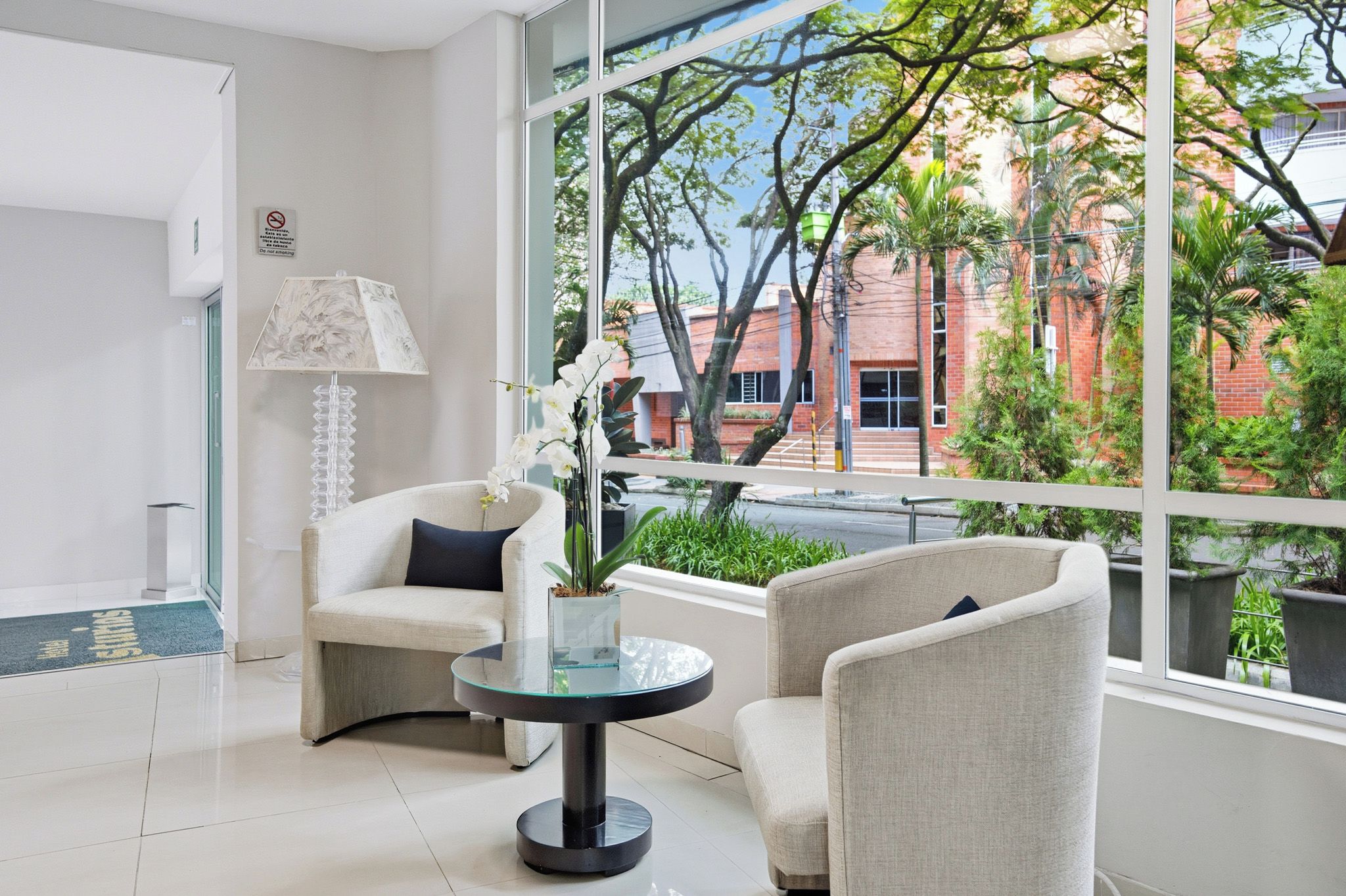 Lobby sitting area