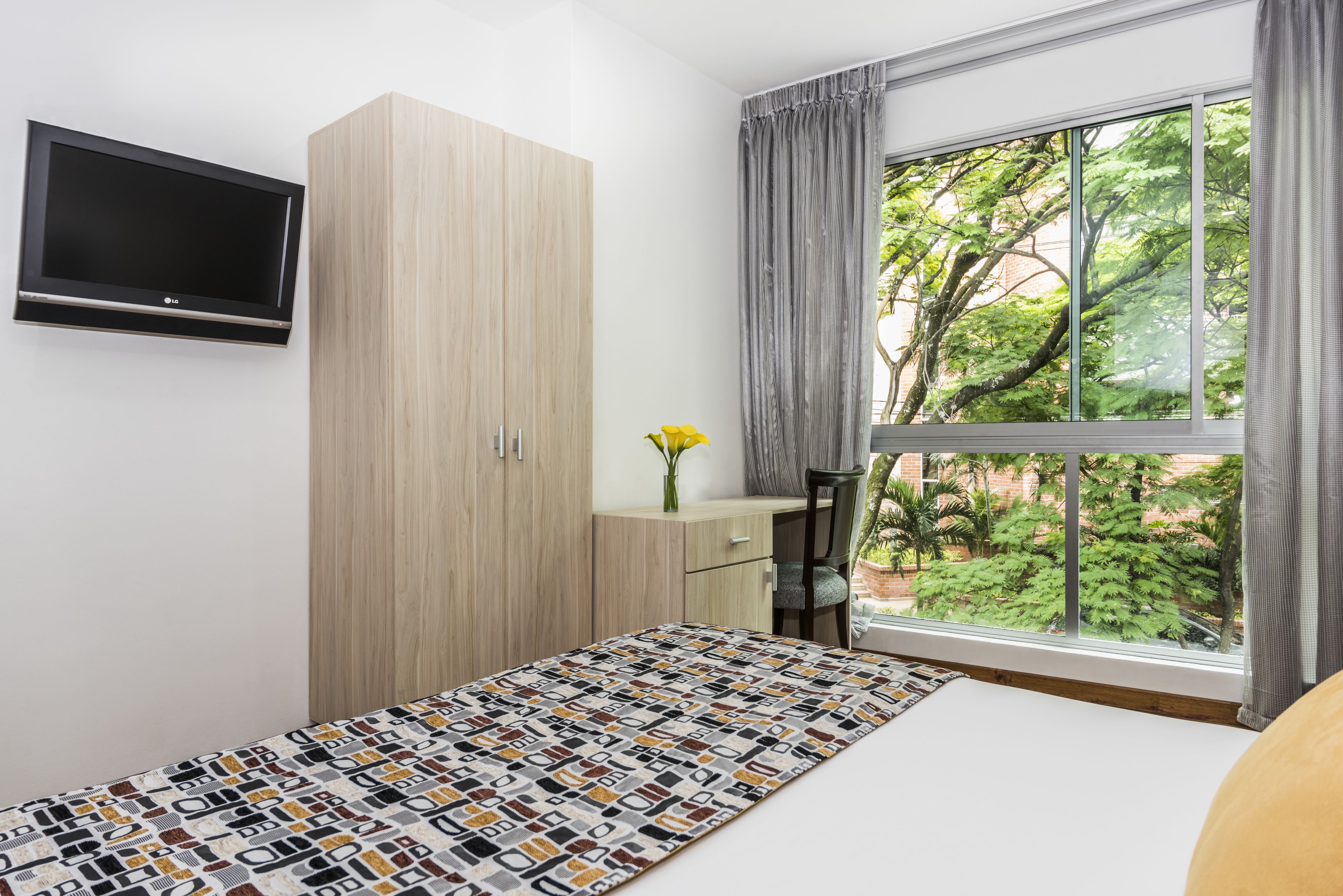 小型客房, 1 张大床 | 客房景观