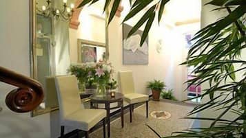 Sala de estar en el lobby
