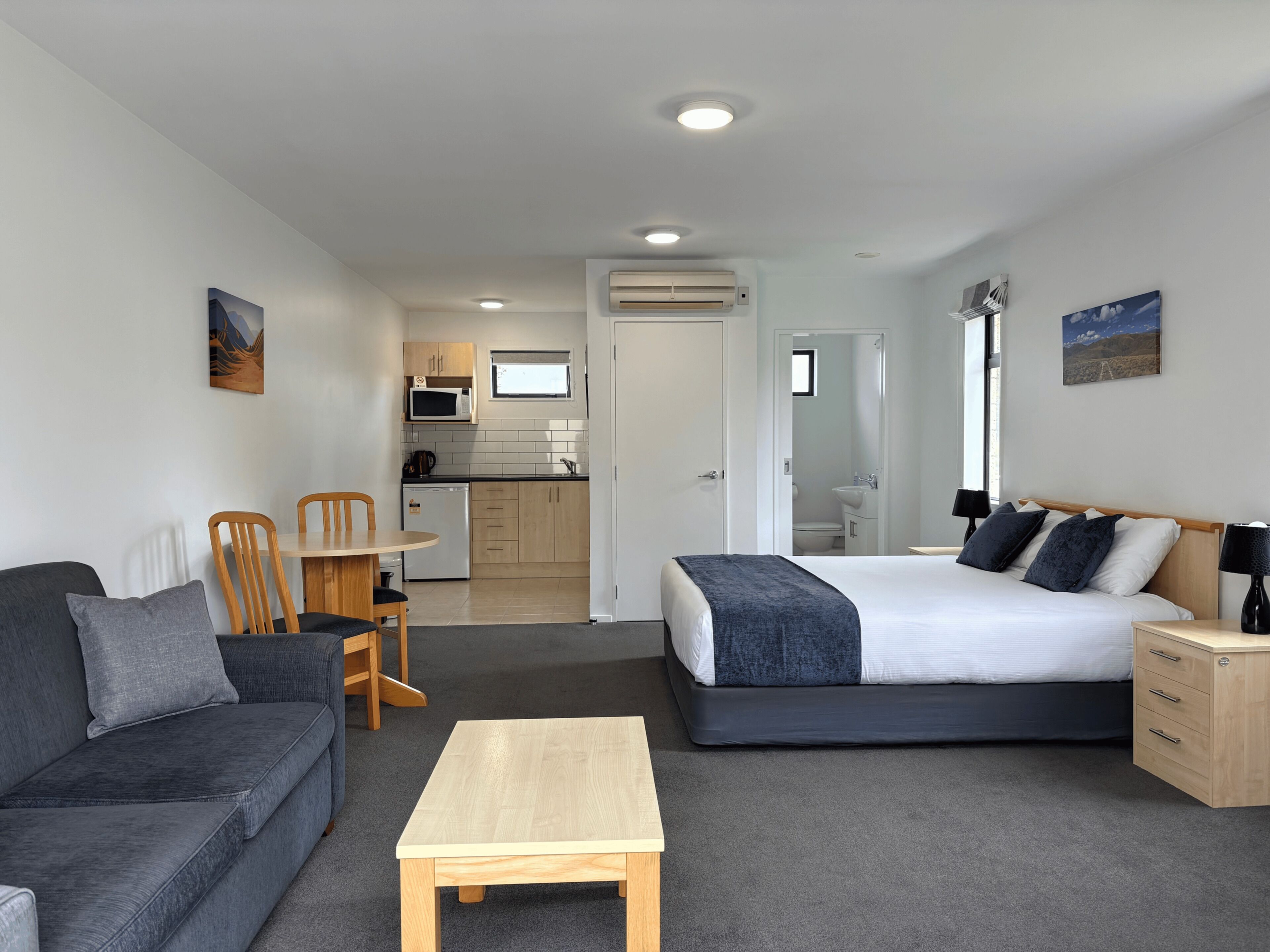 Superior King Studio | Premium bedding, individually decorated, individually furnished, desk