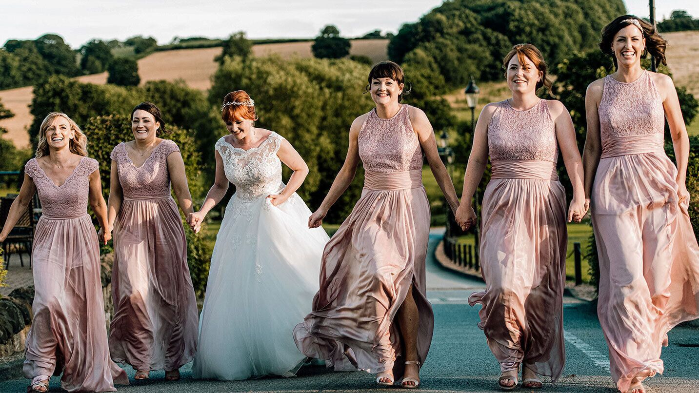 outdoor wedding area