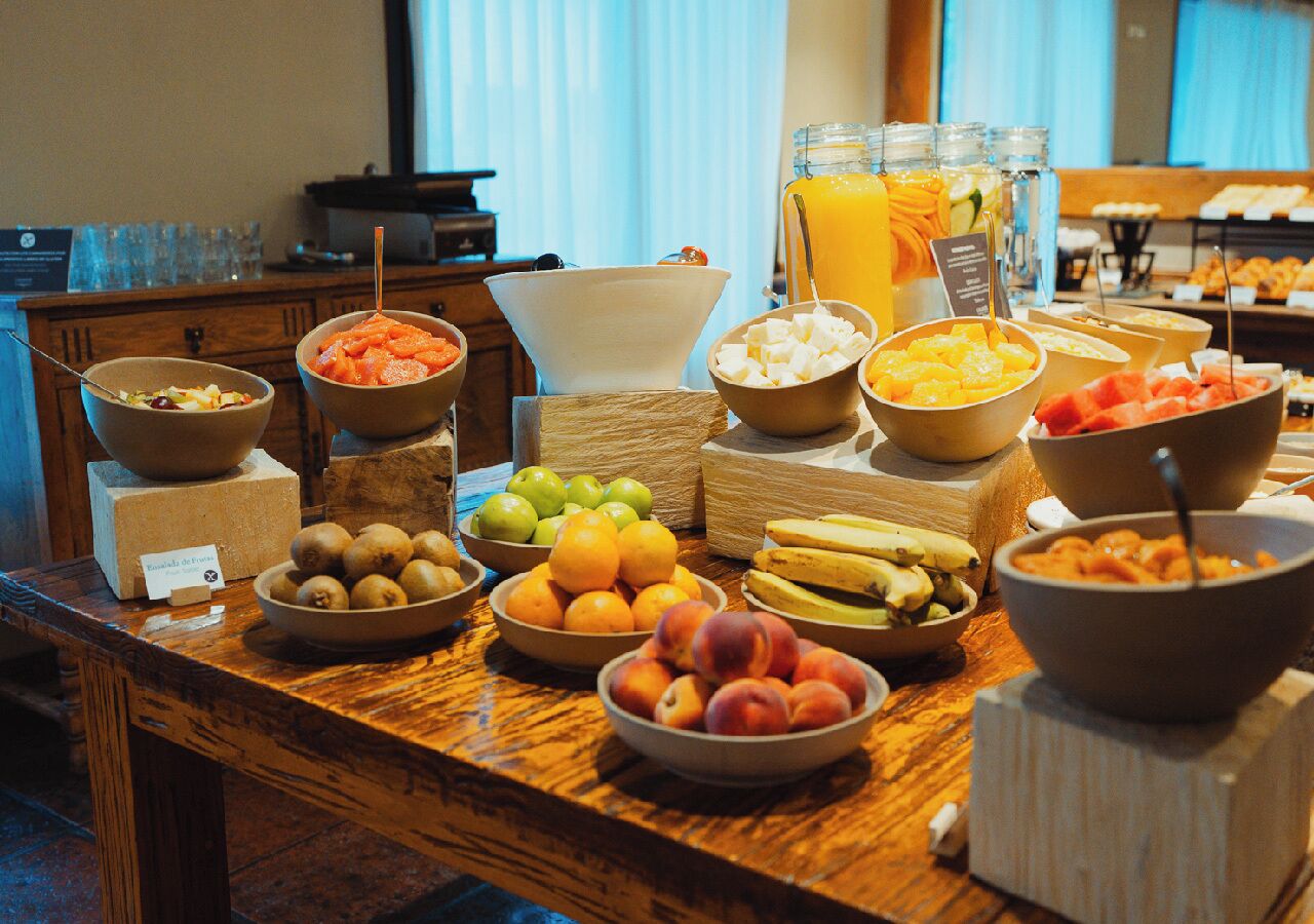 Free buffet breakfast