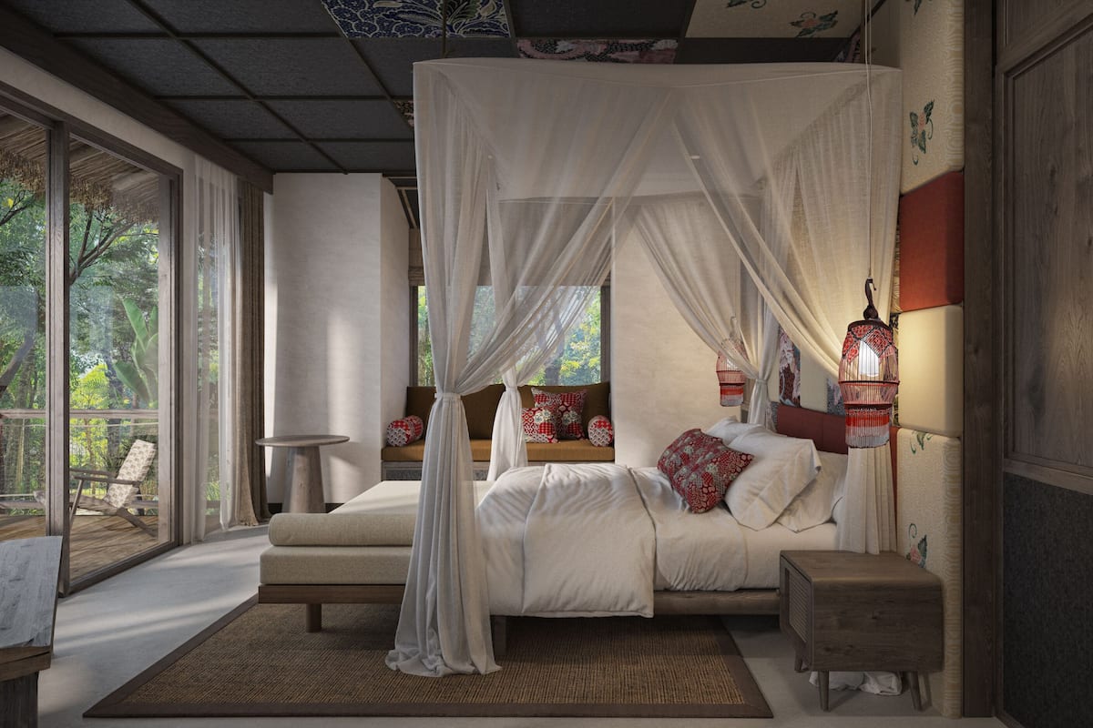 One Bedroom with Bathtub Villa