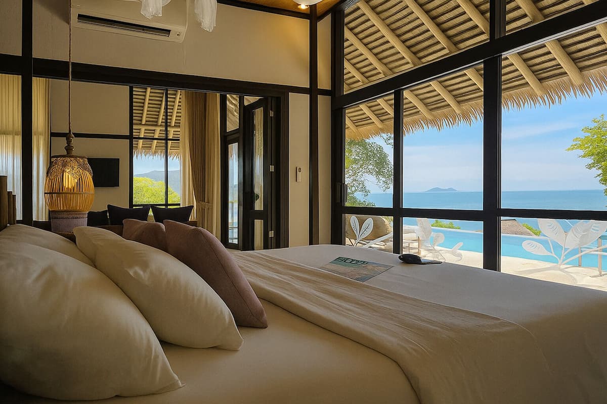 Literie de qualité supérieure, matelas Select Comfort, minibar