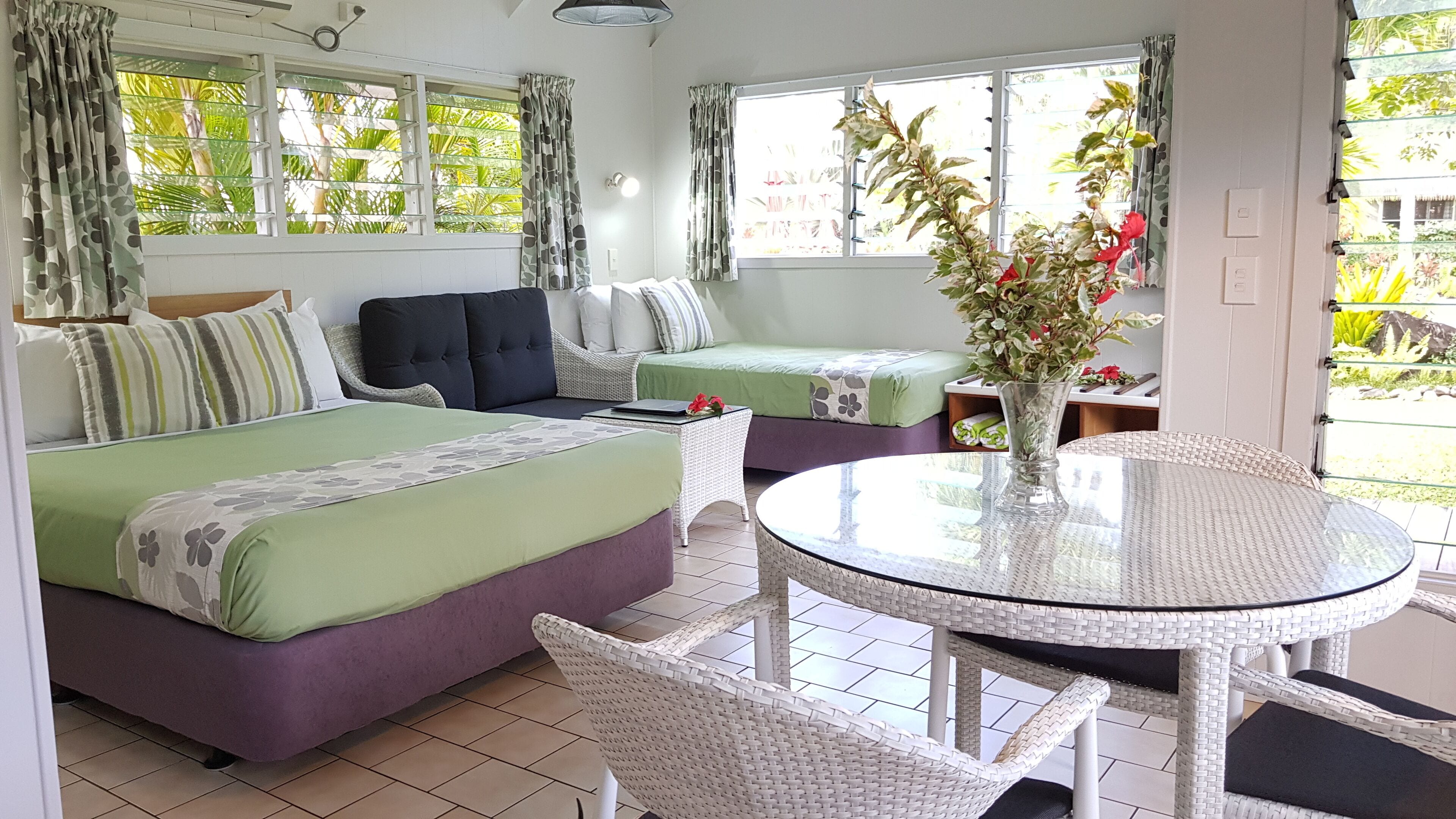 开间, 花园景观 | 起居区