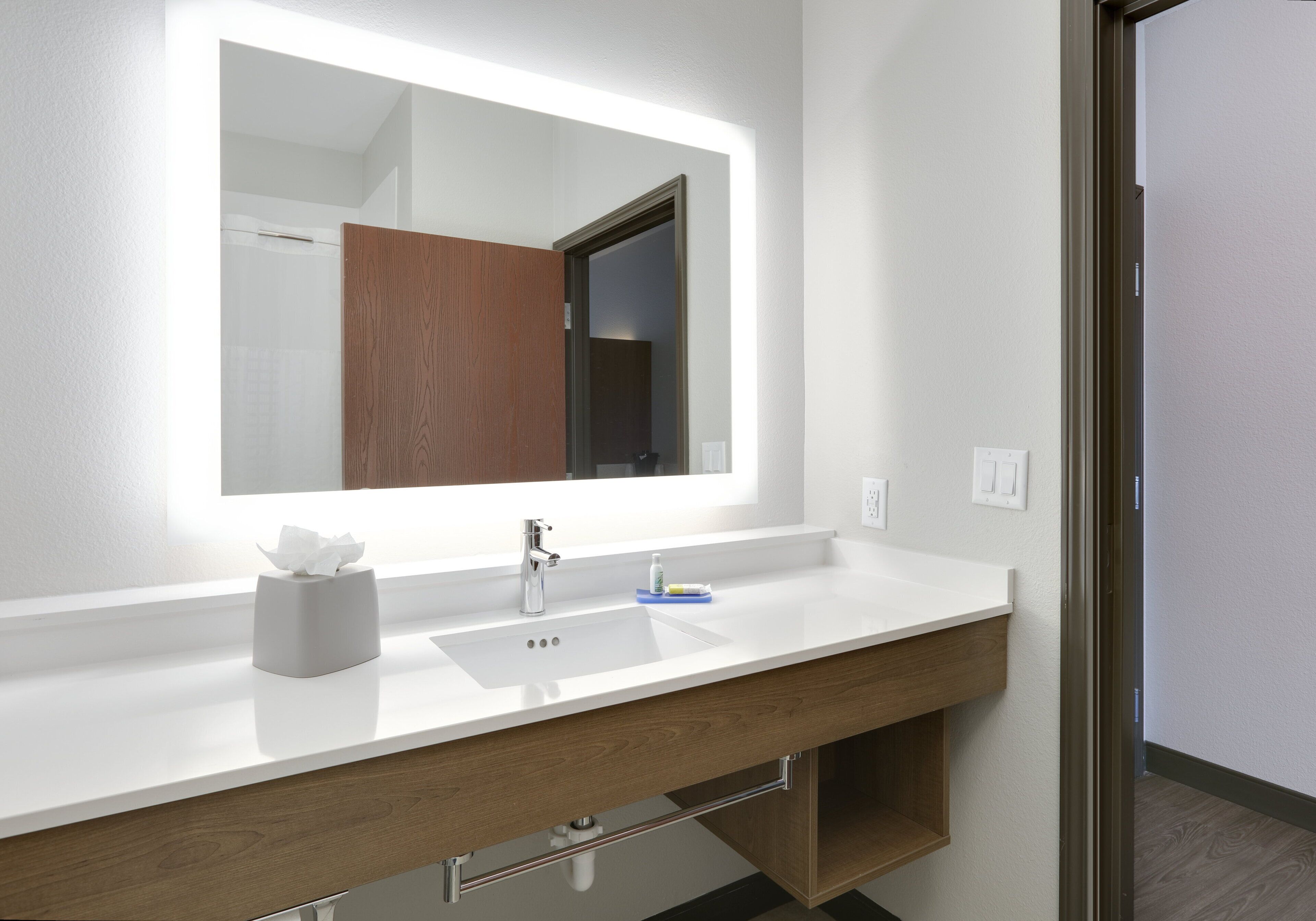 free toiletries, hair dryer, towels