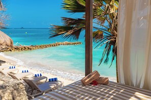 Beach bar, kayaking, rowing