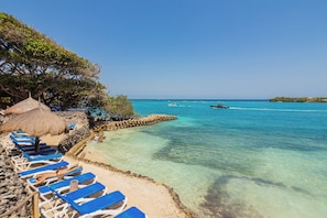 Beach bar, kayaking, rowing