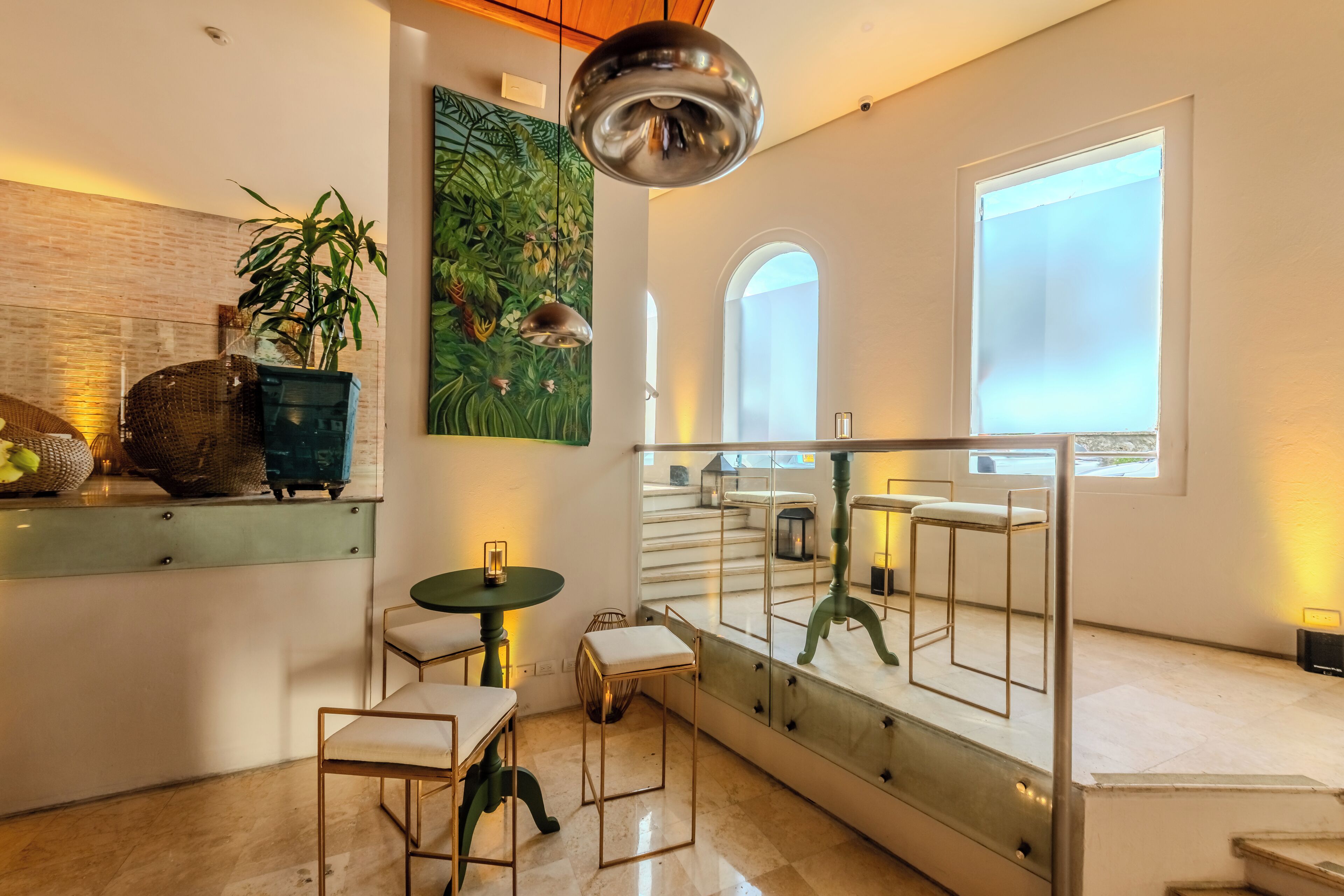Sala de estar en el lobby