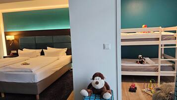 1 habitación y ropa de cama de alta calidad