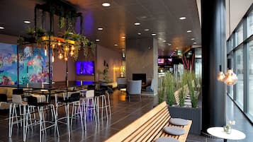 Sitteområde i lobbyen