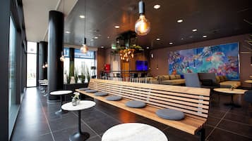 Sitteområde i lobbyen