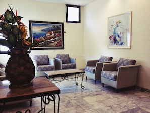 Lobby sitting area