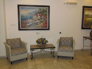 Lobby sitting area
