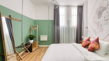 Suite | 1 habitación, ropa de cama de alta calidad y cortinas blackout