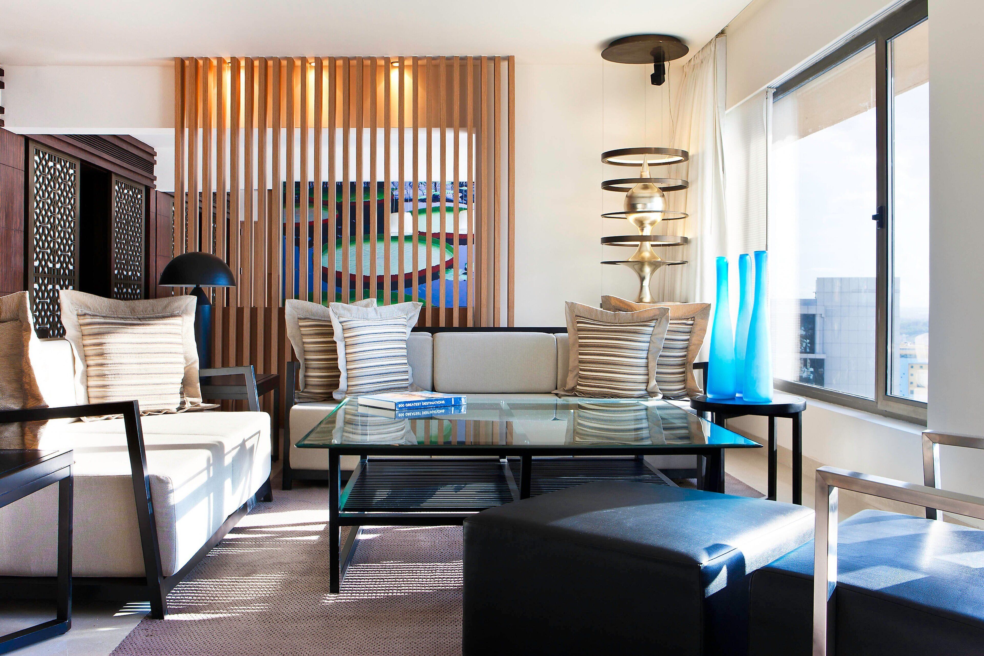 presidential suite, 1 king bed, non smoking, balcony | living area | 43-inch lcd tv with digital channels, tv, fireplace