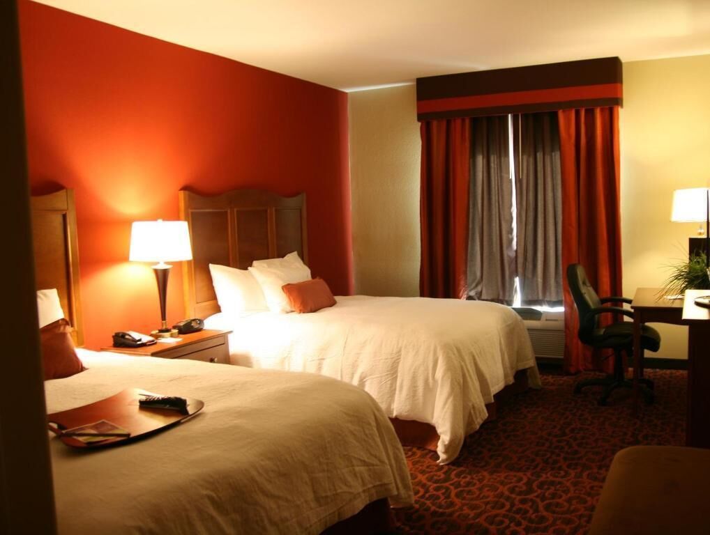 Pillowtop beds, blackout drapes, iron/ironing board